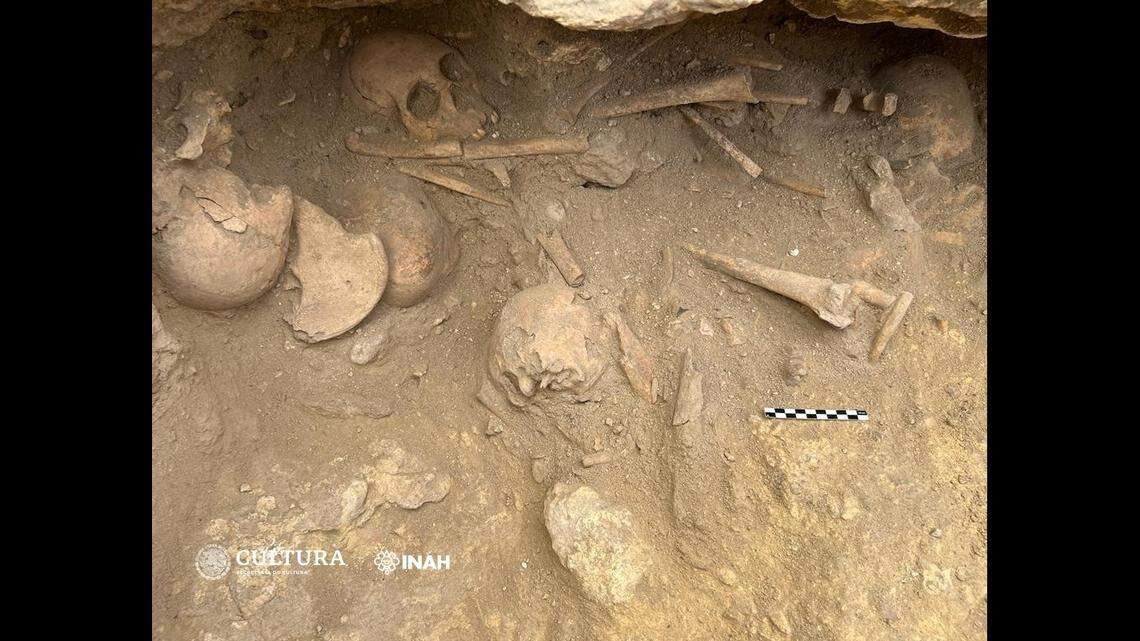 At least 20 individuals were buried in the tomb, experts said.