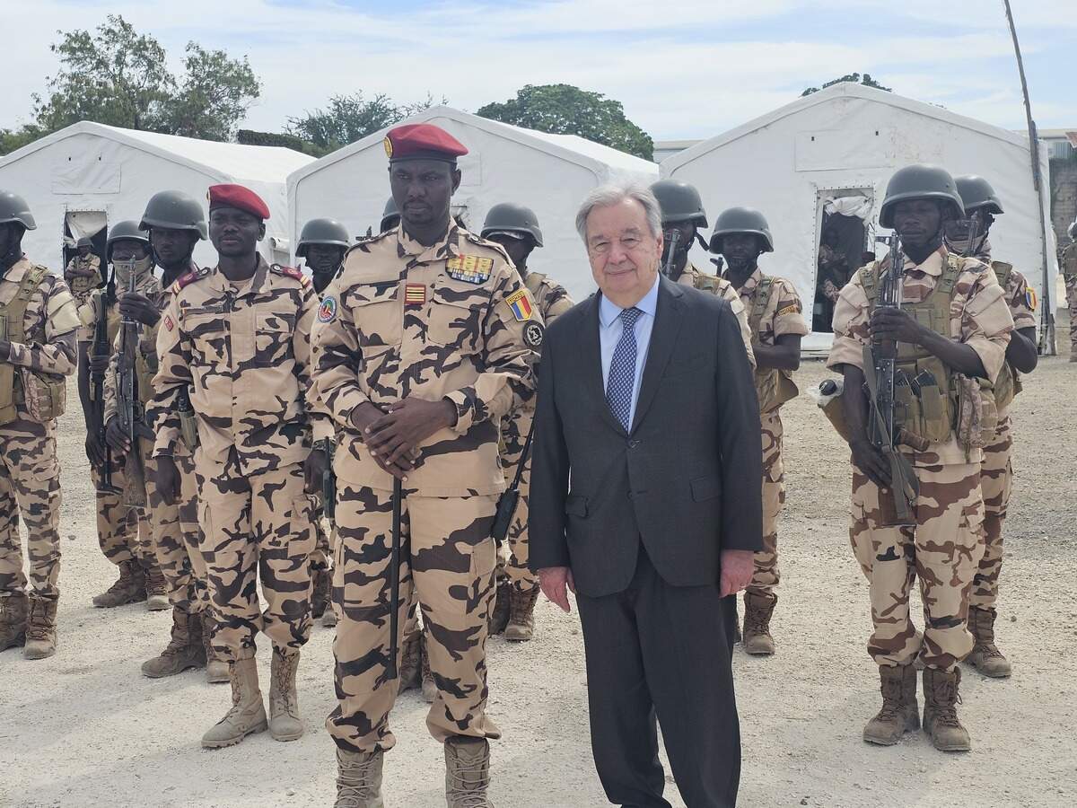 U.N. Secretary-General António Guterres arrived on Tuesday, June 16, 2026  in Haiti, where he met with Chadian soldiers deployed to the Gang Suppression Force. The force’s mandate renewal is in September. The force’s mandate renewal is in September.