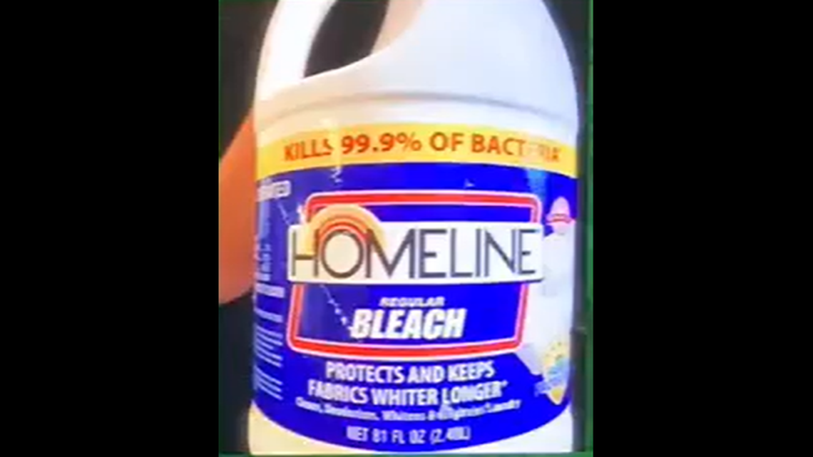 This bottle was found at the scene where two children were forced by their mother to drink bleach, according to the Osceola County Sheriff’s Office in Florida.