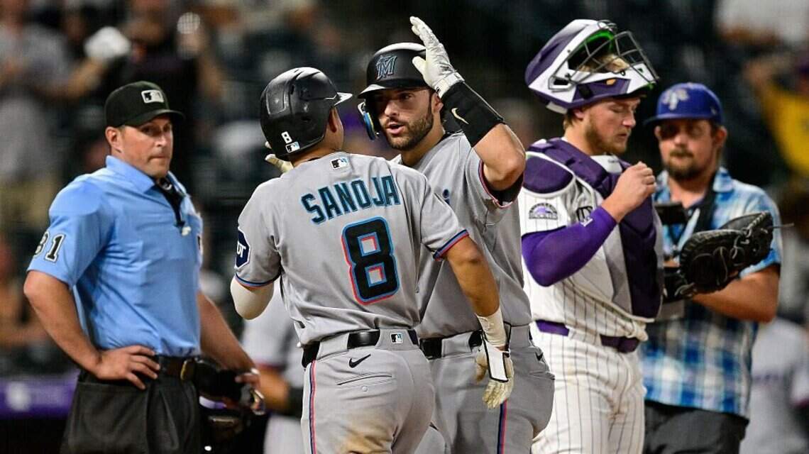 Marlins continue hot streak with rout of Rockies