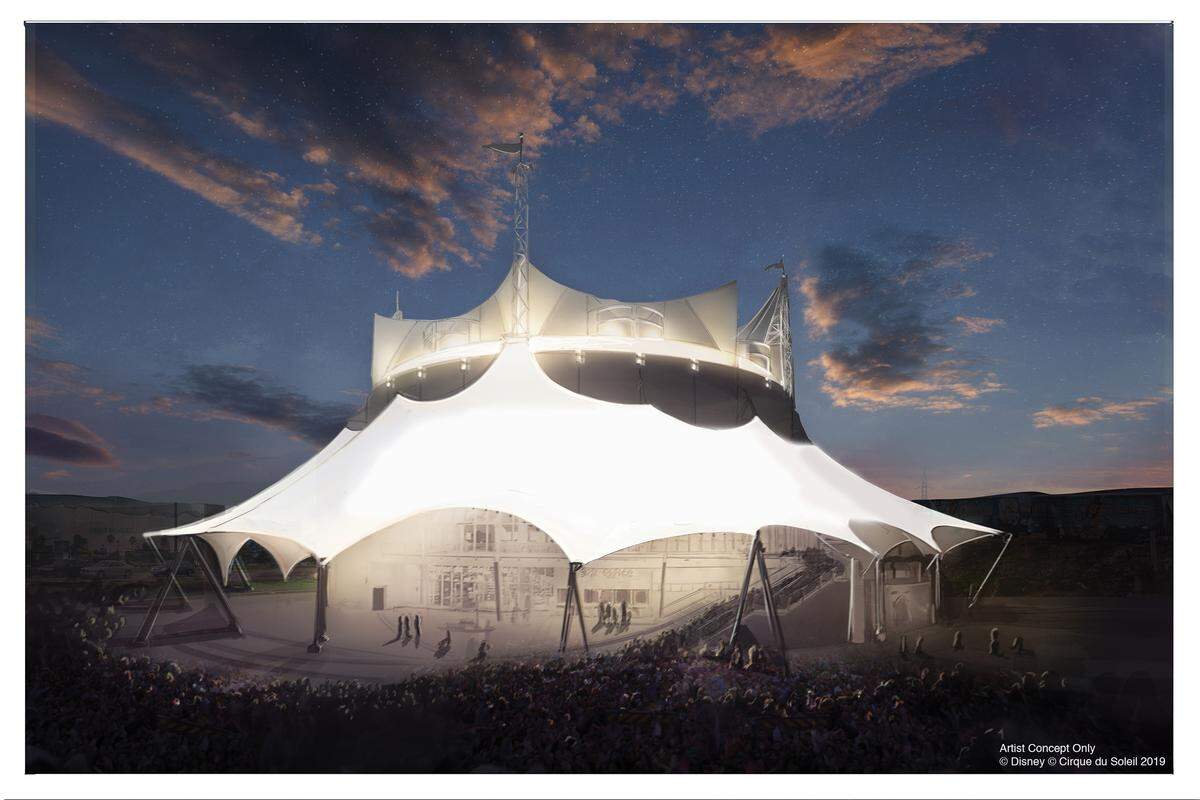 The new Cirque du Soleil show at Disney Springs will celebrate the magic of Walt Disney Animation Studios in a touching story brought to life by Cirque du Soleil, Walt Disney Imagineering, and legendary Disney animators.