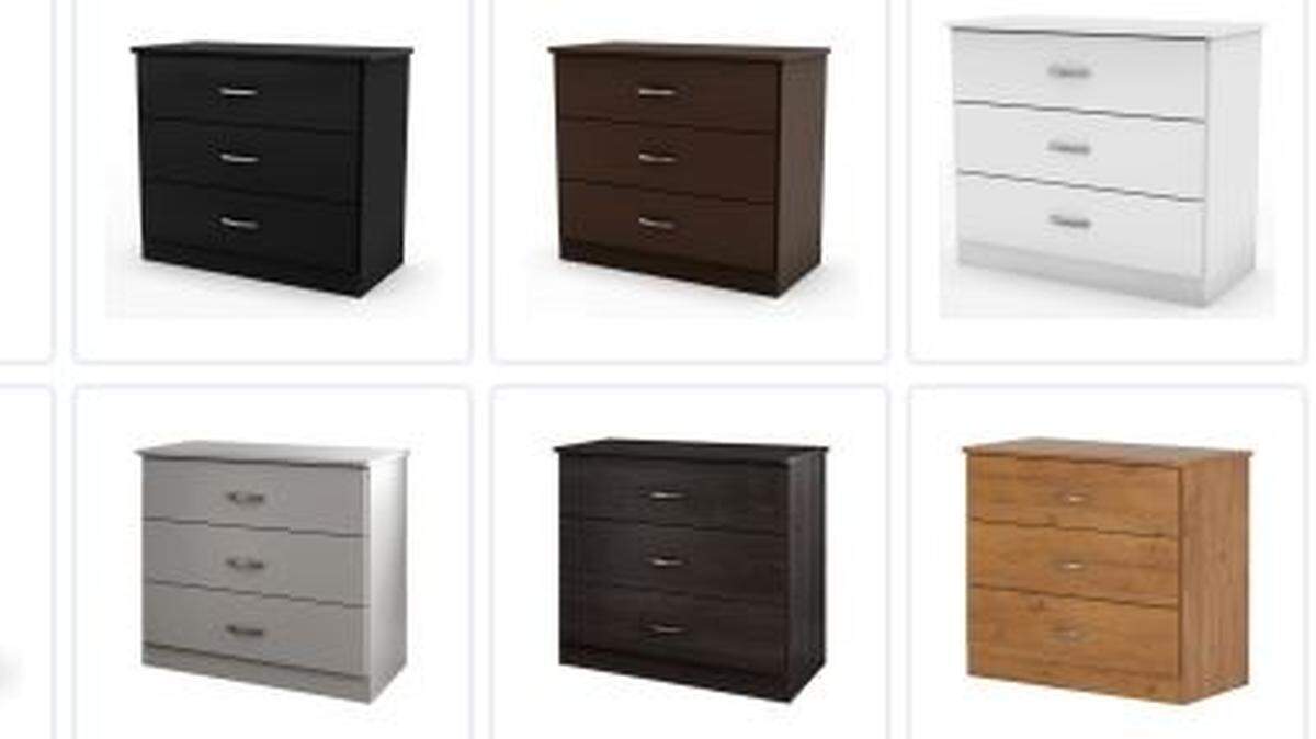 Six of the Libra-style chests of drawers recalled