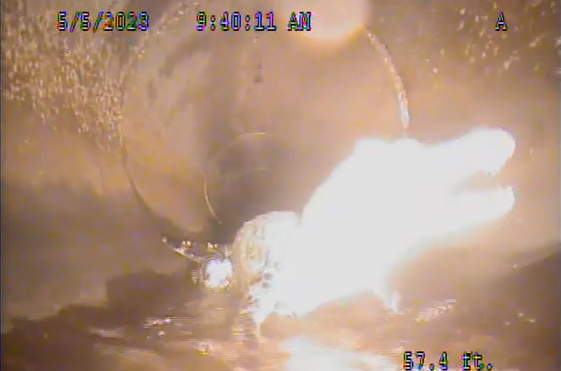 A remote camera sent to look for leaks in a Florida storm water pipe discovered a 5-foot alligator, Oviedo city officials say.