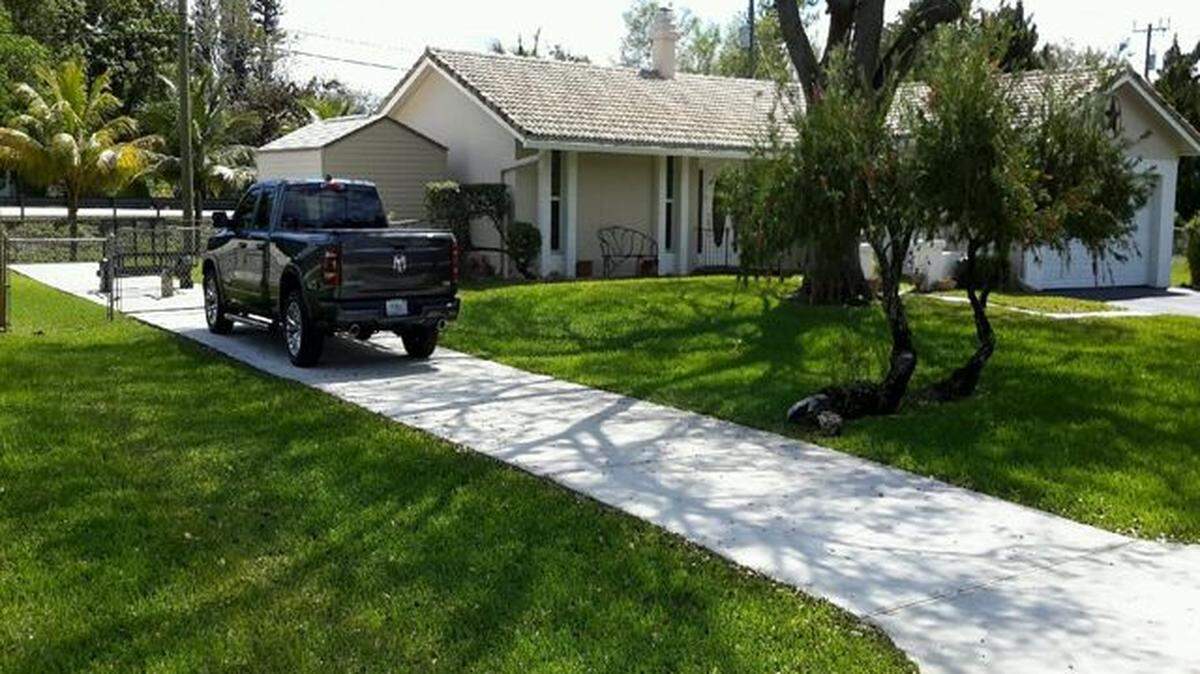 The house located at 4770 SW 70th Terrace in Davie, where Charles and Kathleen Watson were found fatally shot on Sunday, Nov. 23, 2025.