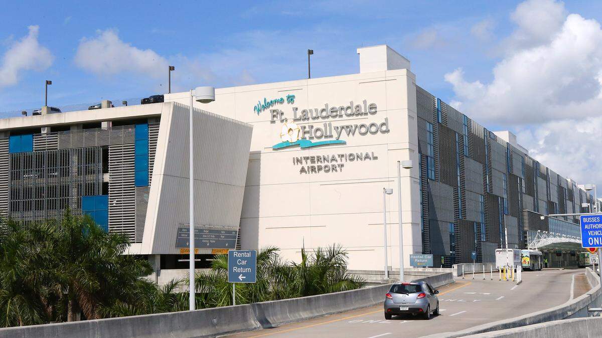 Aeropuerto Internacional de Fort Lauderdale-Hollywood en Florida, EEUU.