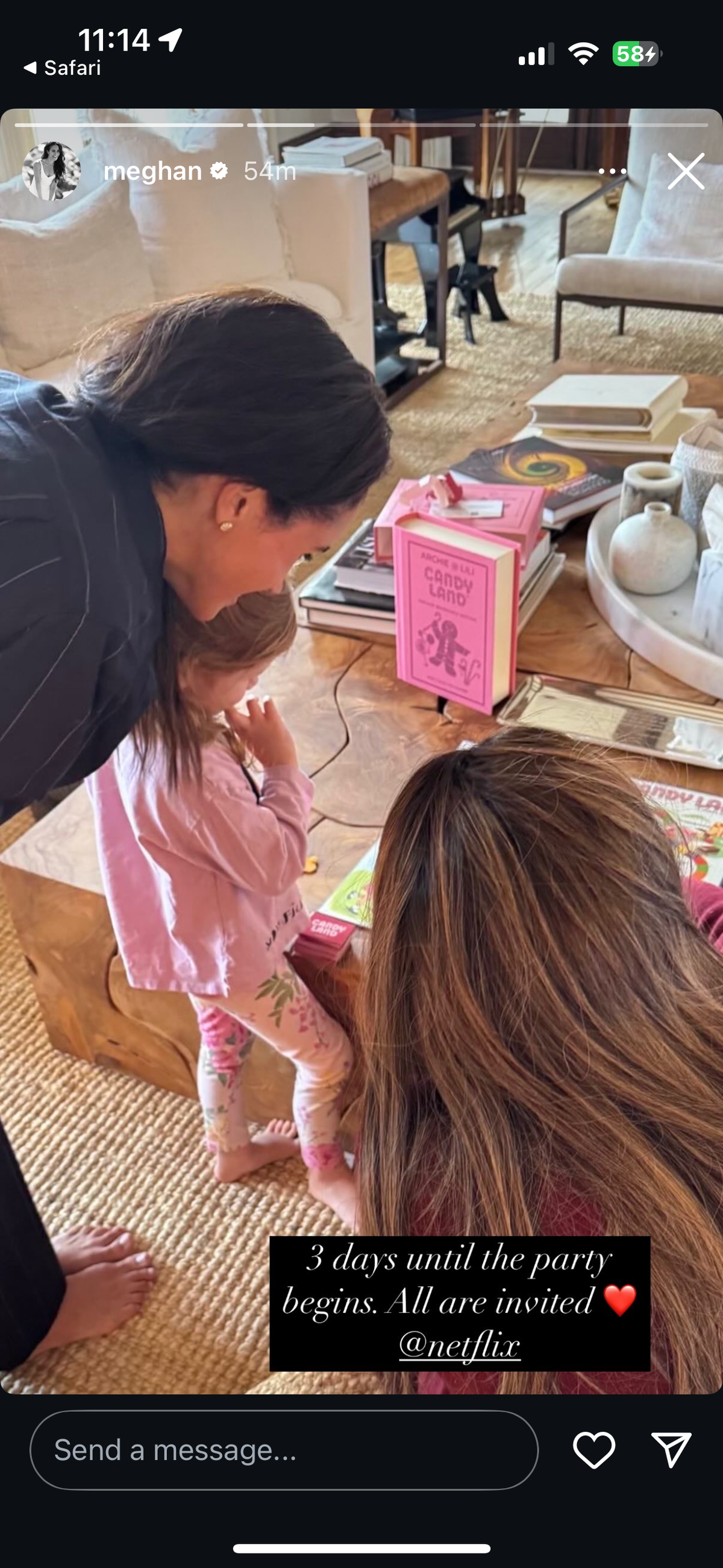 Meghan Markle shares rare glimpse into Lilibet’s life.