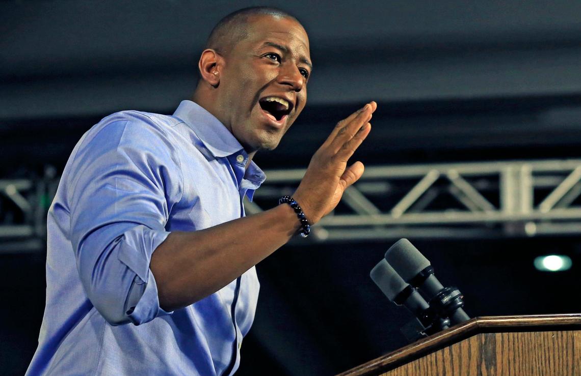 Andrew Gillum, Democratic nominee for governor of Florida, conceded to Republican Ron DeSantis shortly before 11 p.m. on election night.