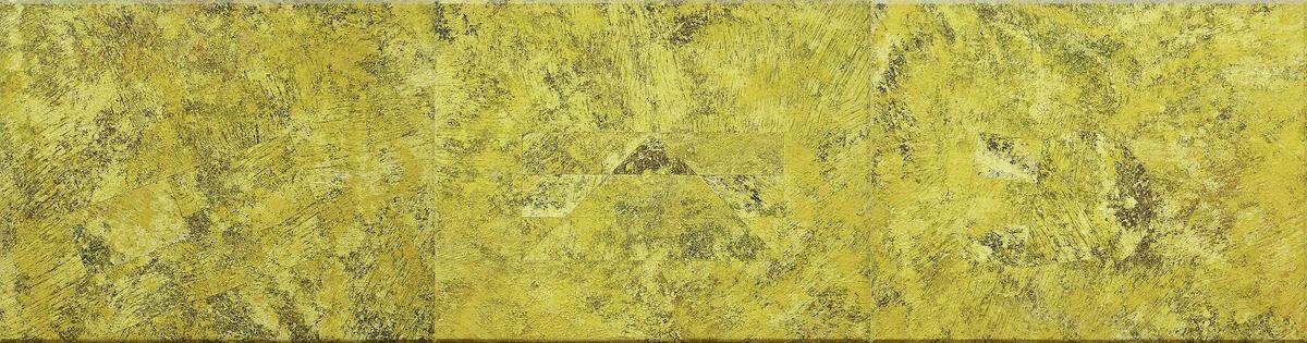 Sam Billiam’s “Of Yellow and Gingers, 1979,” acrylic on canvas, is on display at the Frost-FIU Museum of Art through Aug. 25, 2019.