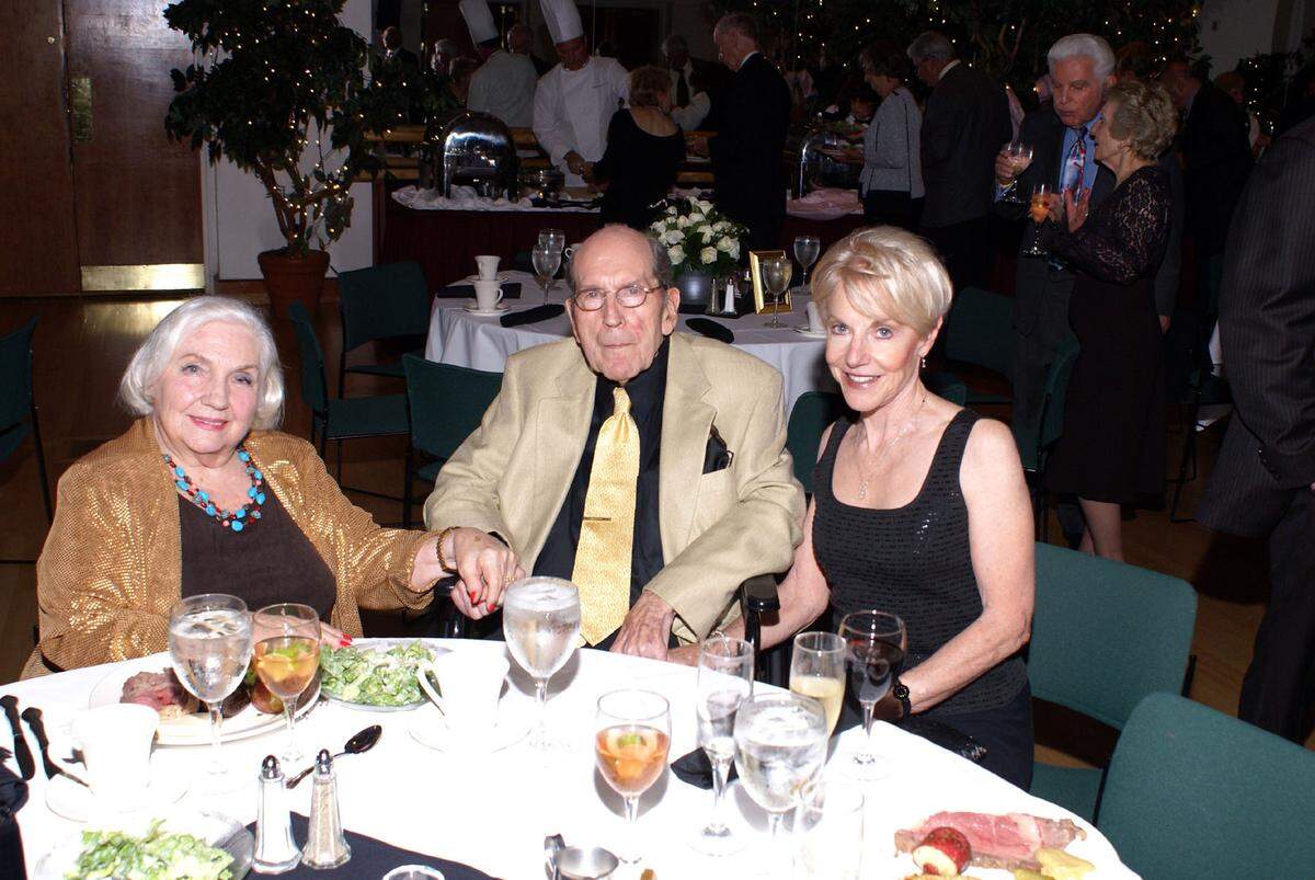 Rose Miniaci, Stephen Keller and Lesleen Bolt at dinner on an opening night for a Miami City Ballet performance in October 2007.
