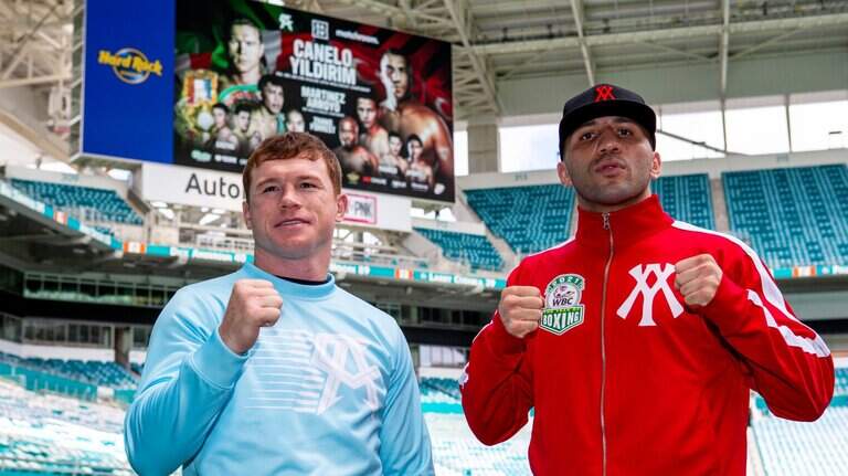 Photo Gallery: Saul “Canelo” Alvarez and Avni Yildirim media availability | Monday, February 22, 2021