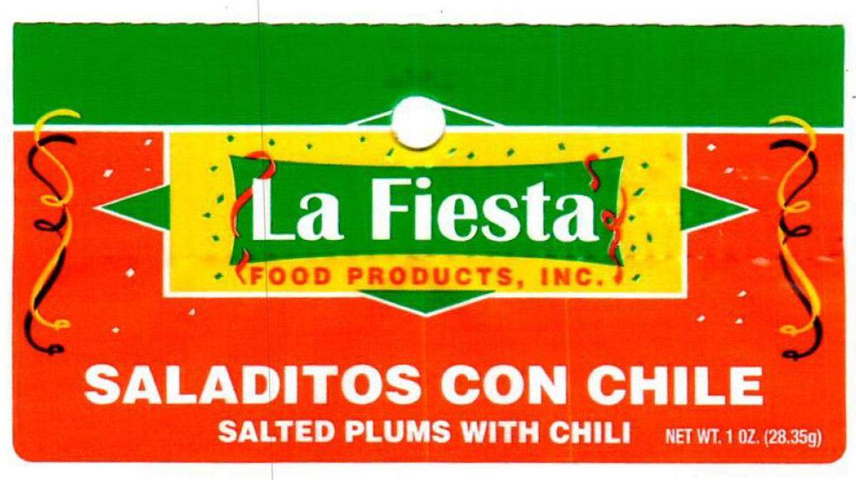 La Fiesta brand was one of the three brands of salted plums with chili recalled
