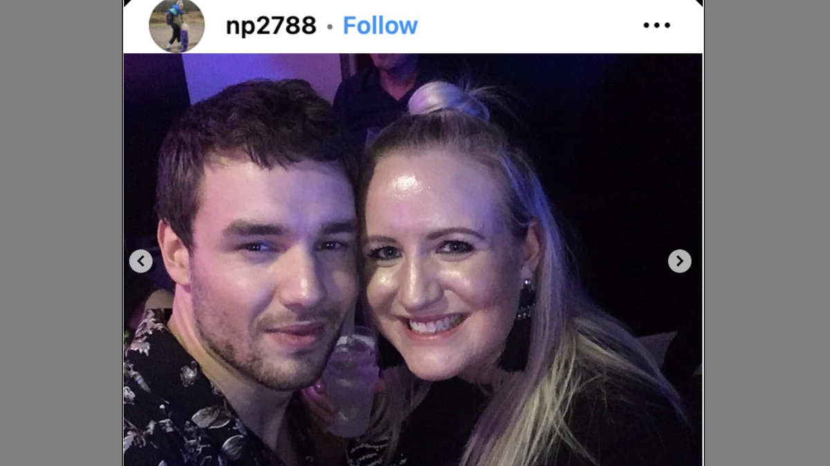 Liam Payne with his sister Nicola Payne