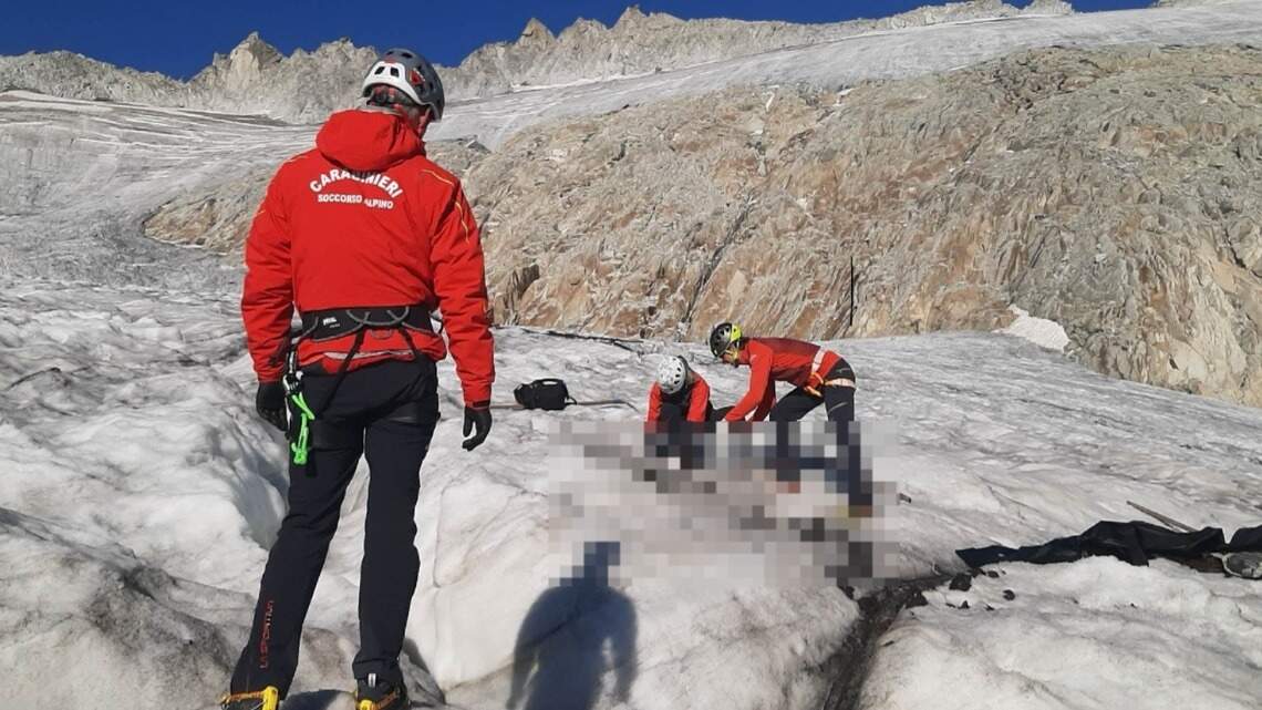 Body of WWI soldier discovered in Italian Alps when glacier melts, officials say