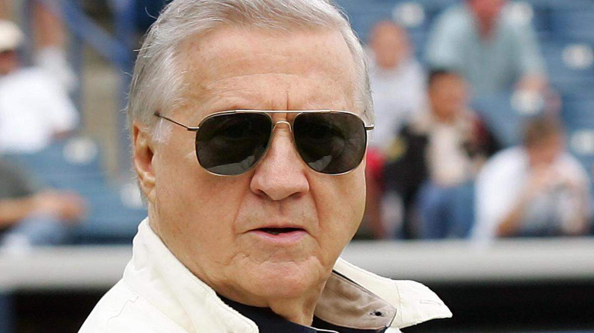 New York Yankees owner George Steinbrenner (Photo by Paul J. Bereswill/Newsday/MCT/Sipa USA)