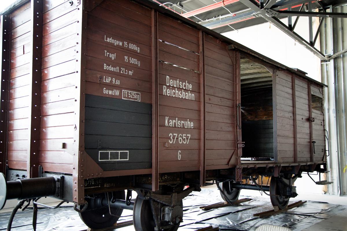 This authenticated and restored Holocaust railcar from Poland, which took victims from the Warsaw Ghetto to the Treblinka extermination camp, can be seen at the Holocaust Documentation & Education Center Museum in Dania Beach.