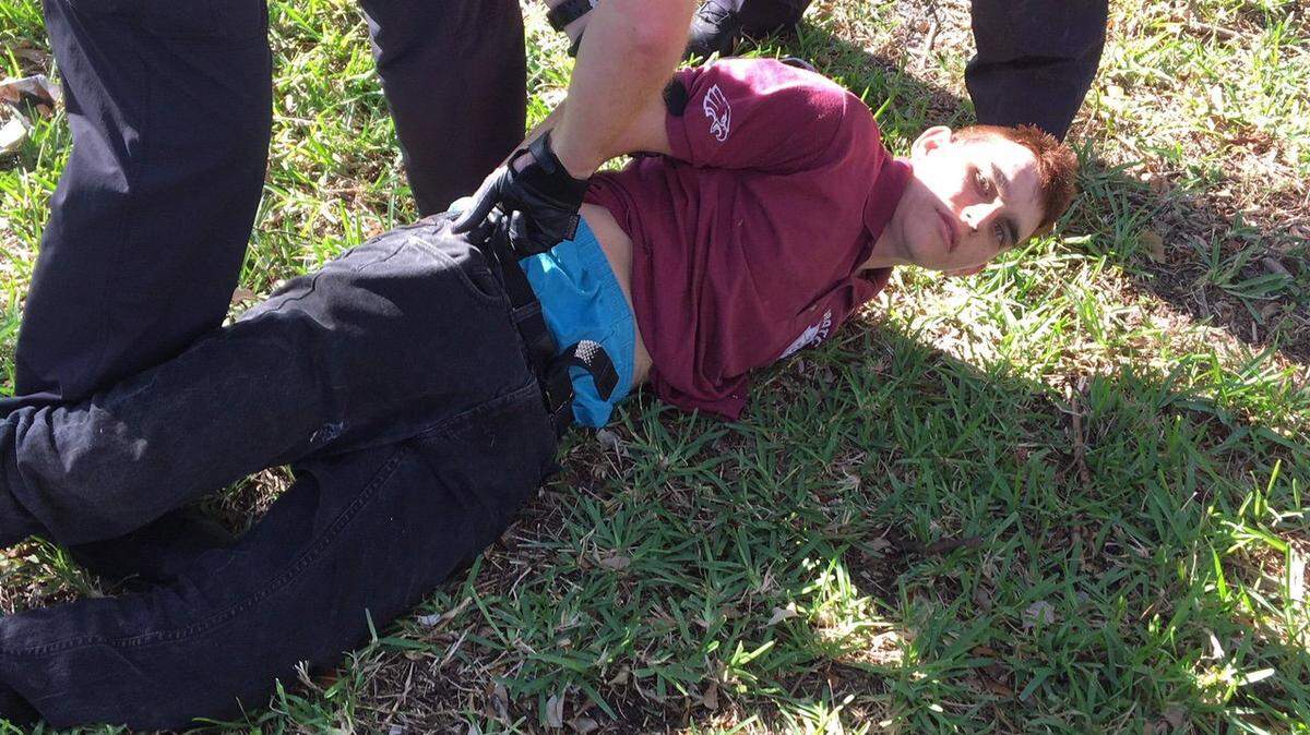 Shooting suspect Nikolas Cruz is arrested on Wed., Feb. 14. 2018.