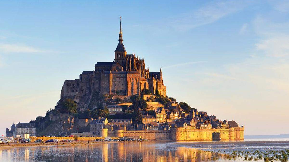 The legendary coast of Normandy, France.