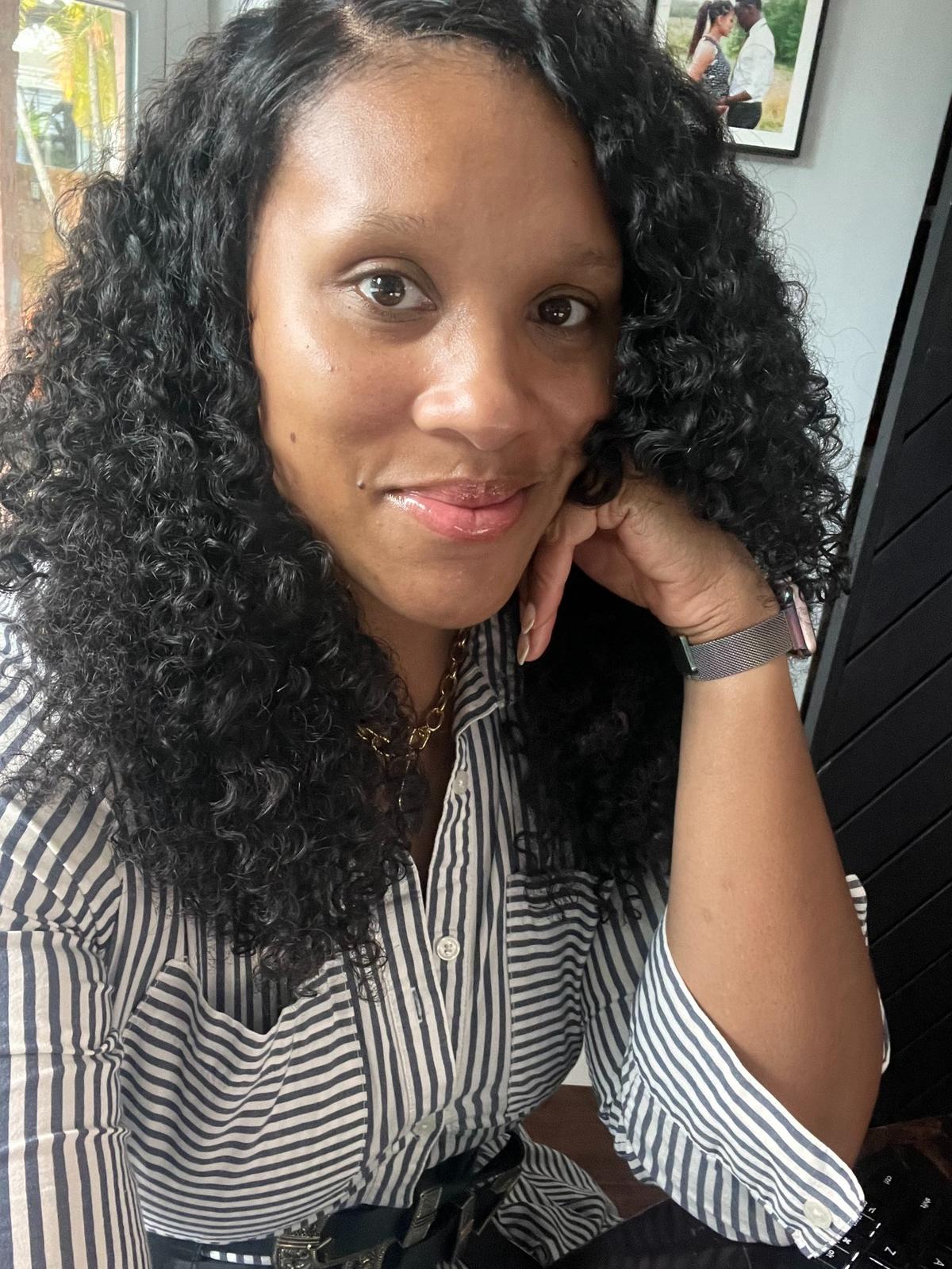 Corryn Freeman is one of several people who received a racist text message telling them they would be a slave and pick cotton on a plantation.