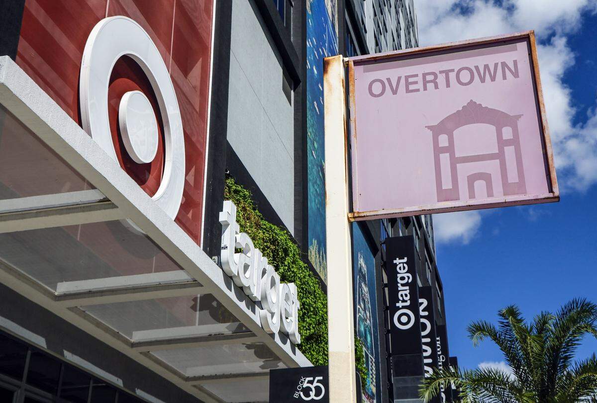 Block 55 at Sawyer's Walk is a 1,400,000 square foot mixed-use retail space, corporate office's and affordable apartment units located at 249 NW 6th Street in the historic Overtown area of Miami, FL, on Wednesday, October 15, 2025.