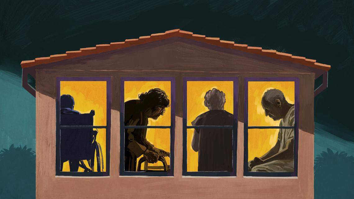 ‘Warehoused without any protection’: Florida traps seniors in elder care homes