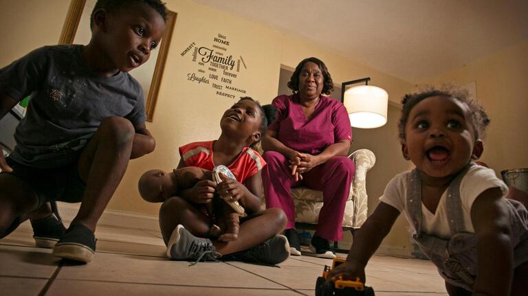 This grandma is trying to keep her seven grandkids from being homeless for the holidays
