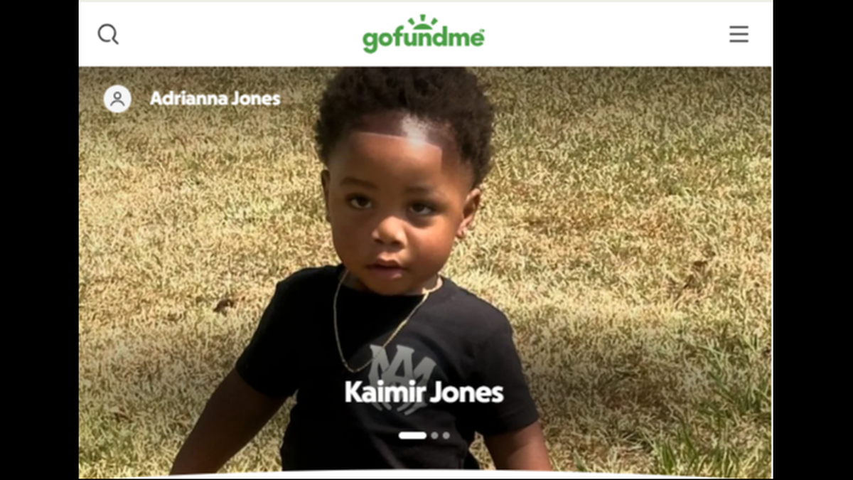 A fundraising campaign identified the boy as 2 year old Kaimir Jones.