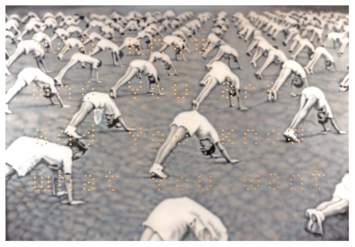 'Tú sabes quién eres y sabes lo que quieres (para John Baldessari)', del artista Raúl Cordero se expone en Espacio 23. Cortesía de El Espacio 23