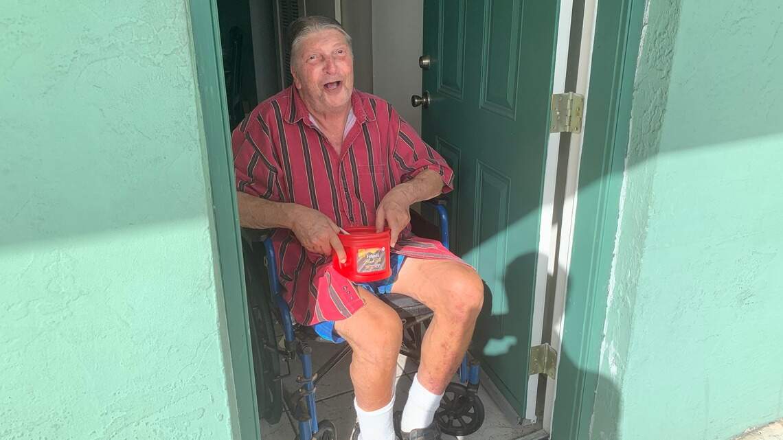He doesn’t have much, but he has a ‘golden ear’ — and needs a new piano keyboard