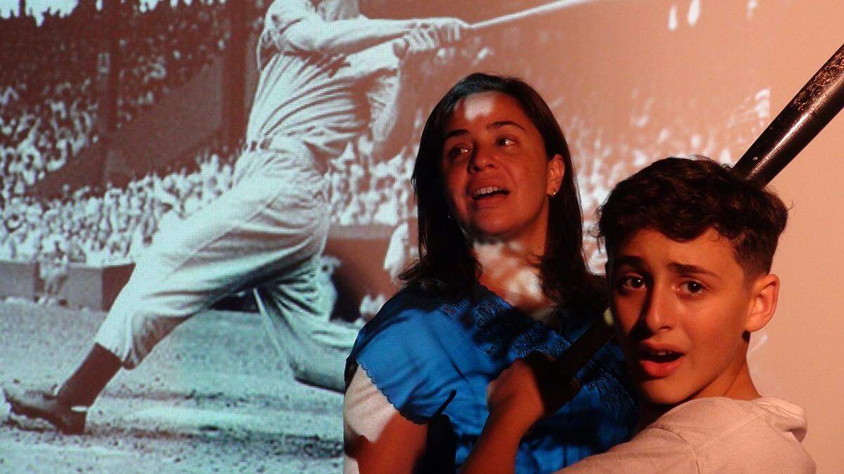 Featured in “Baseball Dreams,” by Cuban American novelist Ana Menéndez, are mother and son actors Nicole Quintana, as the Daughter, and Anthony Quintana, as the Boy.