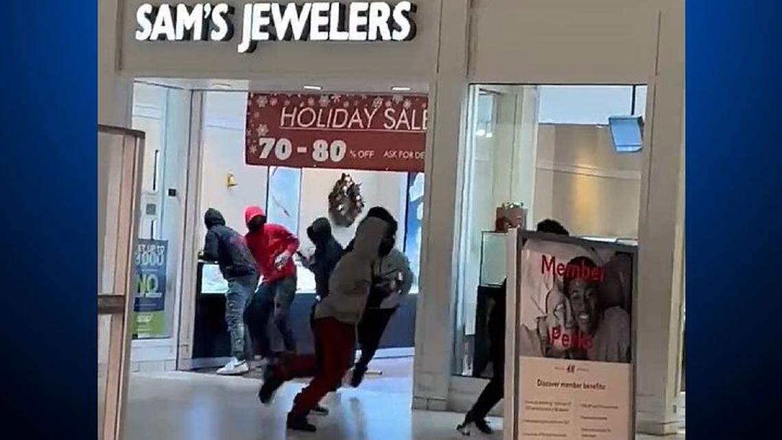 Smash-and-grab looters in California targeted Bay Area businesses several times.