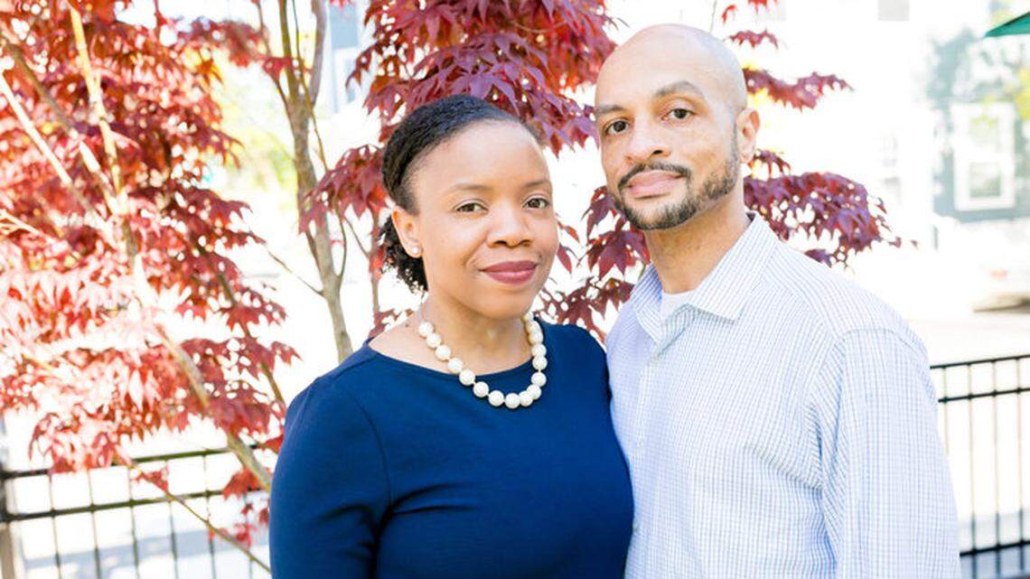 Rev. Manikka Bowman and Jeff Myers said their family was racially profiled at Connors Farm in Massachusetts following a day of apple picking.