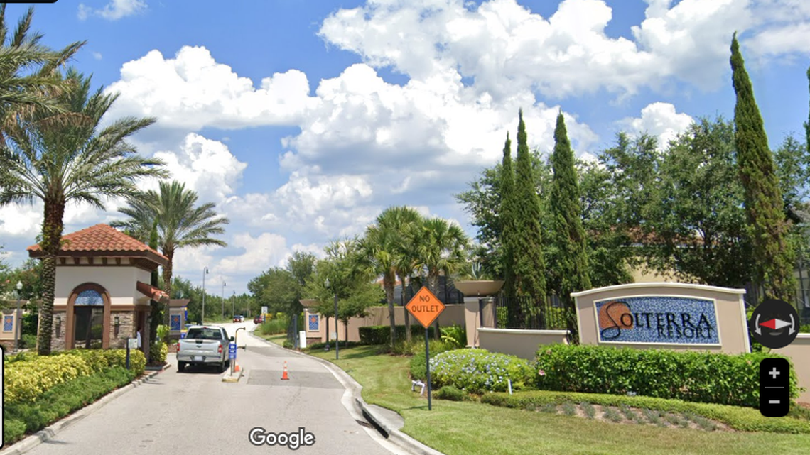 The incident happened Aug. 3 at the Solterra Resort in Davenport, Florida, and began as a squabble over the grandchildren, the Polk County Sheriff’s Office said.