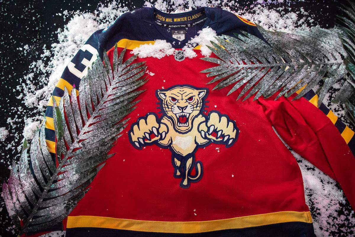 The Florida Panthers’ sweater for the 2026 Winter Classic.