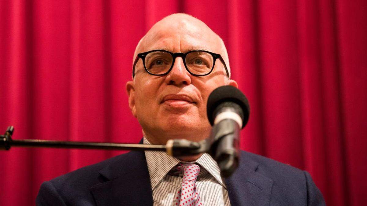 PHILADELPHIA, PA - JANUARY 16: Author Michael Wolff discusses his controversial book on the Trump administration titled "Fire and Fury" on January 16, 2018 in Philadelphia, Pennsylvania. Trump's lawyer had previously sent a cease-and-desist letter to the author and publisher of the book claiming that it was defamatory and libelous and should not be published or distributed. (Photo by Jessica Kourkounis/Getty Images)