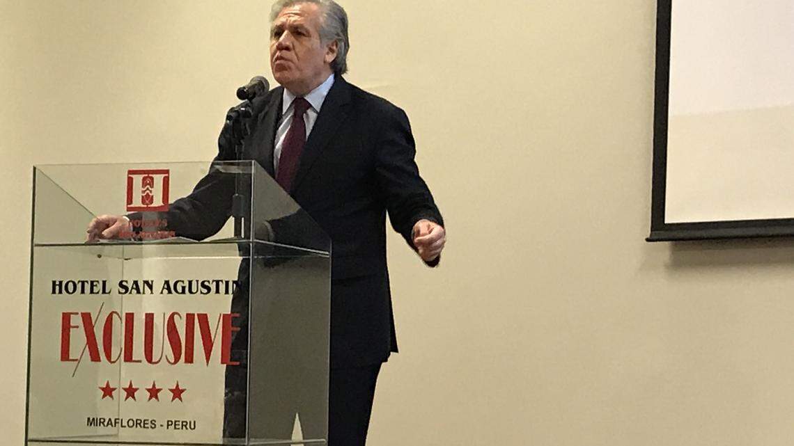 Secretario de la Organización de Estados Americanos, Luis Almagro, pidió a los gobiernos latinoamericanos que se reúnen en la VIII Cumbre de las Américas en Lima, que hagan más para presionar al gobierno de Cuba.