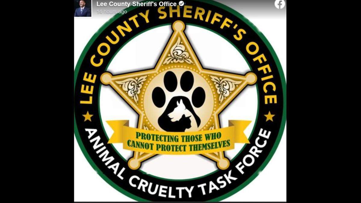 Lee County Sheriff’s Office Animal Cruelty Task Force badge