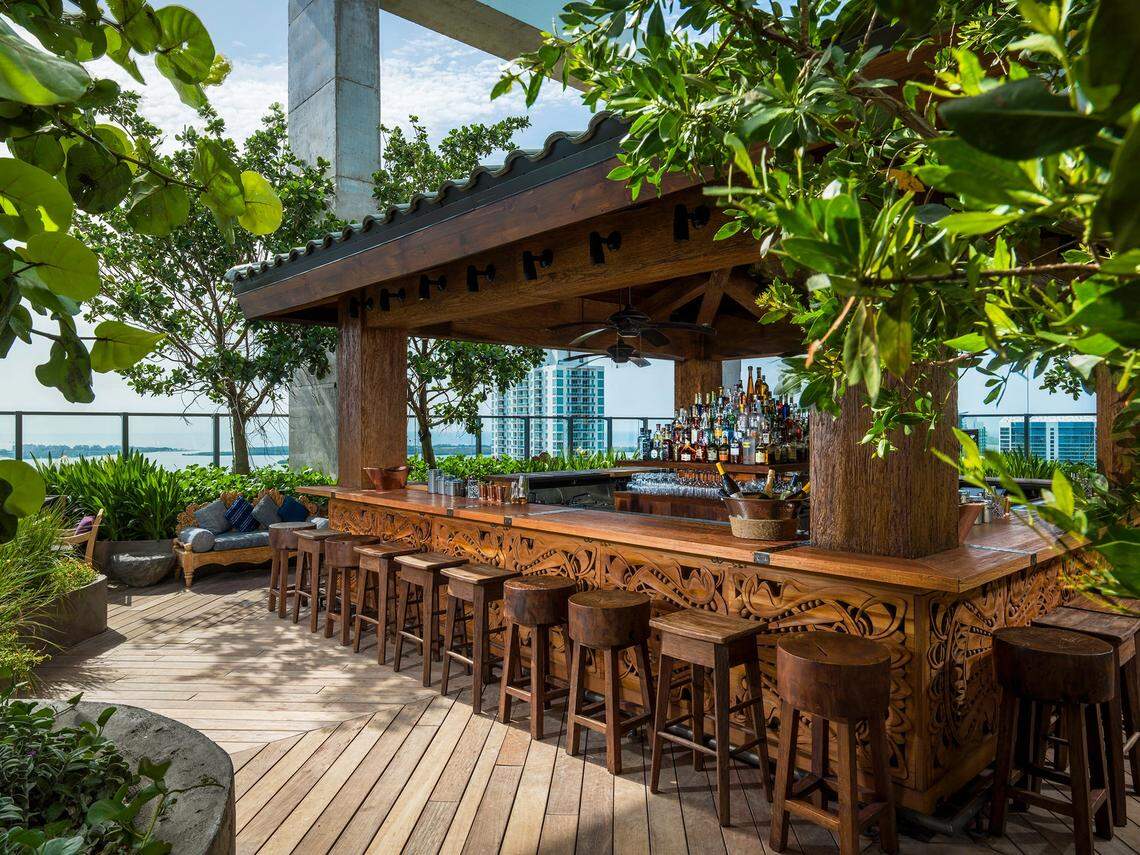 The rooftop bar Sugar is one of the reasons Brickell’s East Miami made the Condé Nast Gold List 2022.