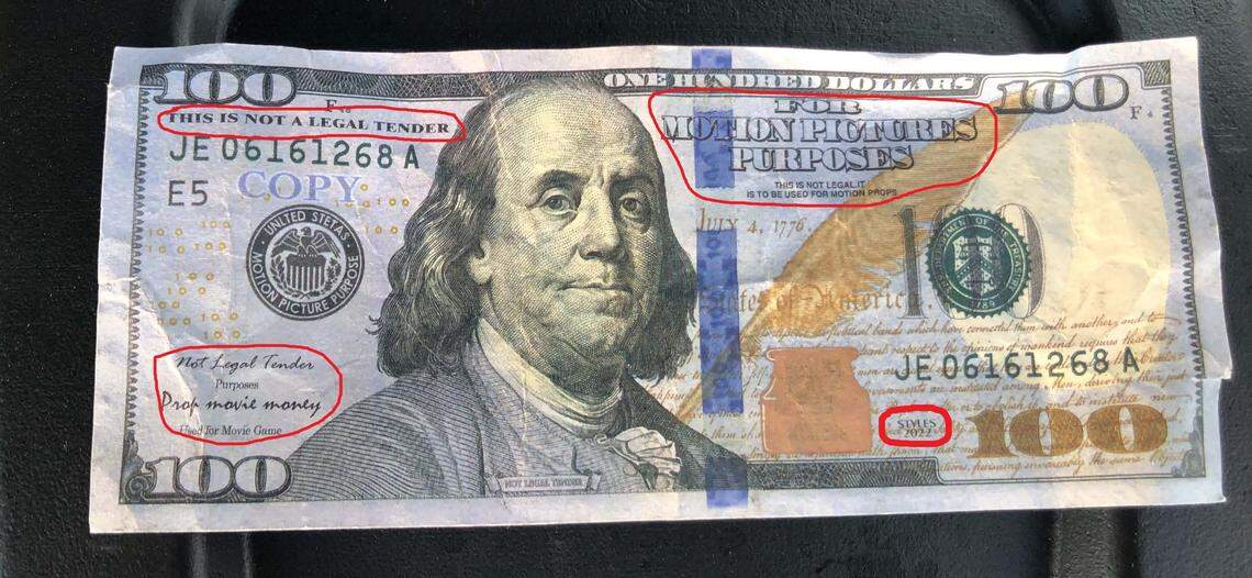 Fake money that was used on film sets is circulating in the Florida Keys, the Monroe County Sheriff’s Office said.