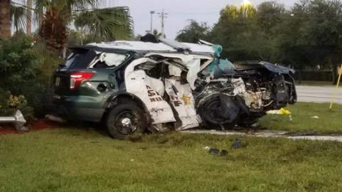 A Broward Sheriff’s Office deputy is dead after a 3 a.m. Sunday crash that happened as he was on his way to a domestic violence call, BSO said.