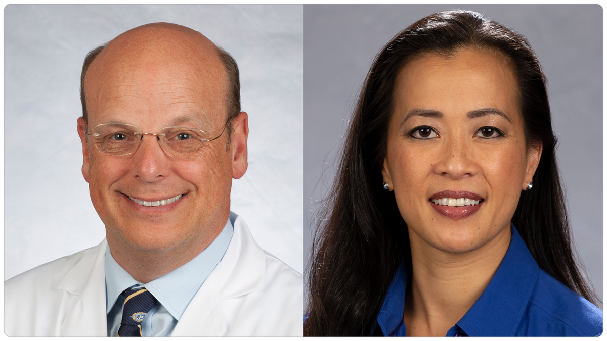 Dr. Matthias Loebe and Dr. Anita Phancao of Jackson Health System. As part of the leadership overhaul at the Miami Transplant Institute, they have been replaced.
