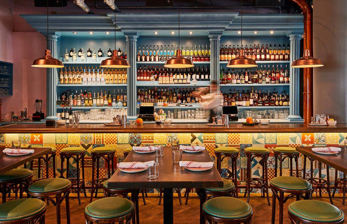 The bar at La Cañita