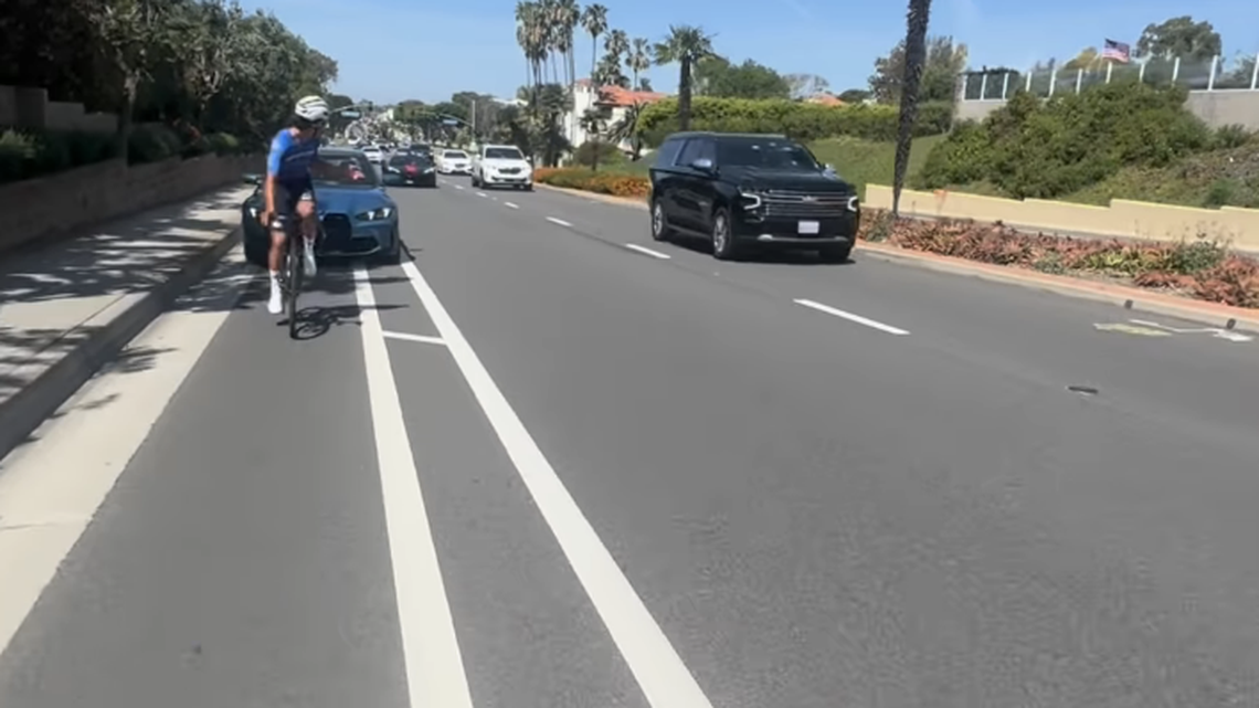A Viral TikTok Captured Two Drivers Forcing Cyclists Off the Road in Newport Beach — Now There’s Been an Arrest