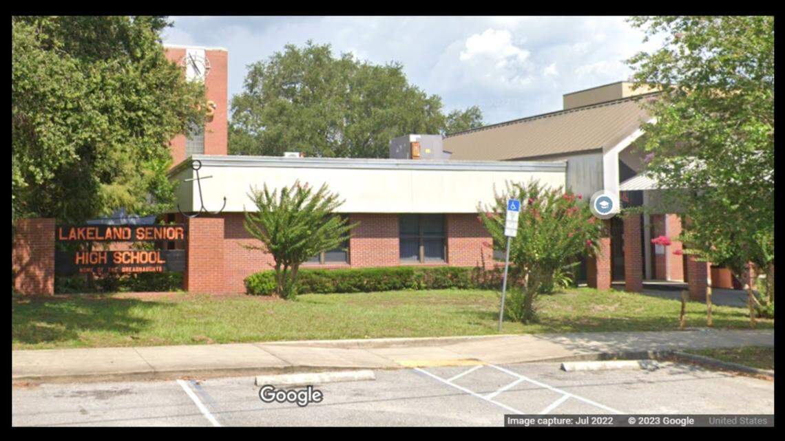 A track coach at Lakeland High School is accused of sexually battering a 16-year-old male student on campus after the student asked for help with his sore muscles, the sheriff’s office said.