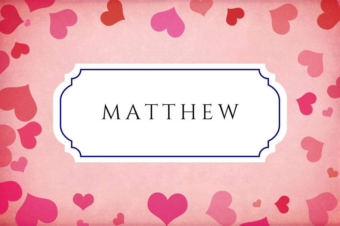 baby names that mean gift matthew
