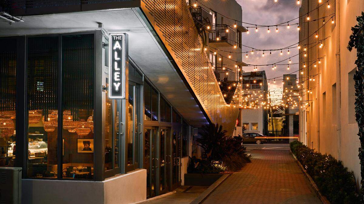 The Alley, an Italian restaurant and pizzeria at The Betsy Hotel in Miami Beach, is reopening after three years.
