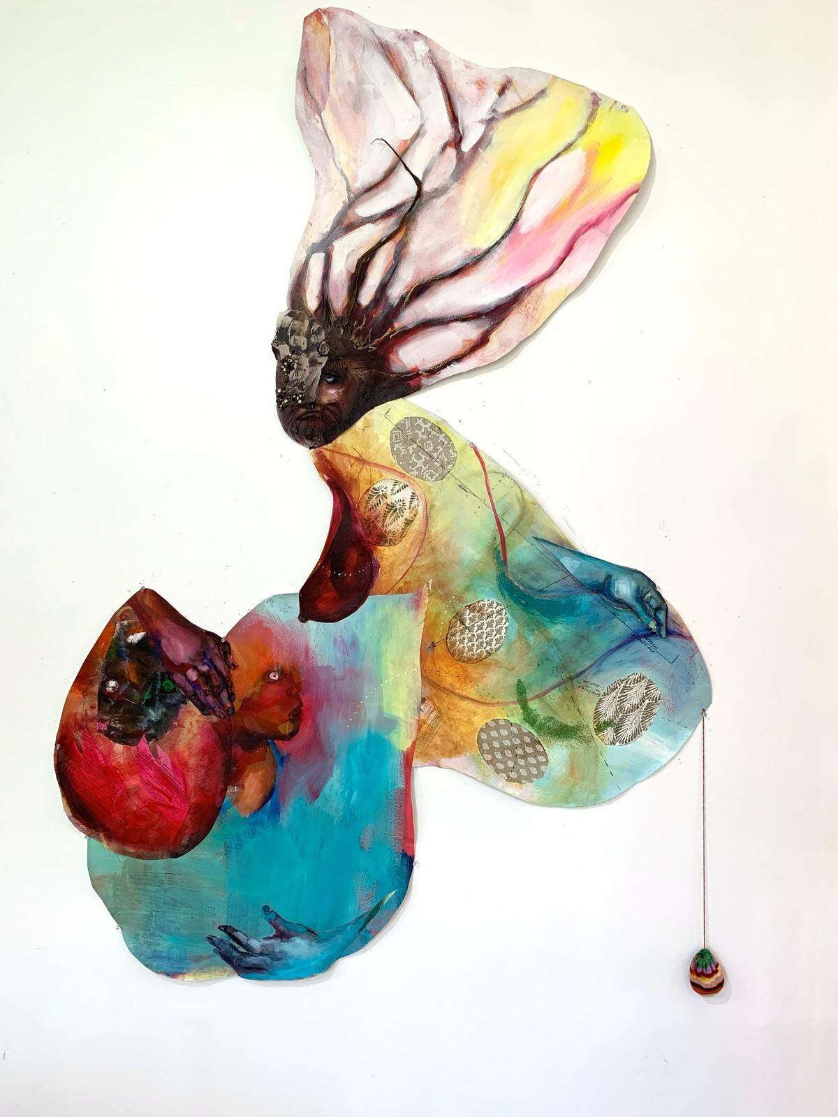 Angela Davis Ball’s artwork at the Fountainhead residency.