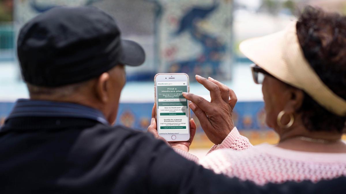 The Medicare Plan Finder can be accessed on your phone.