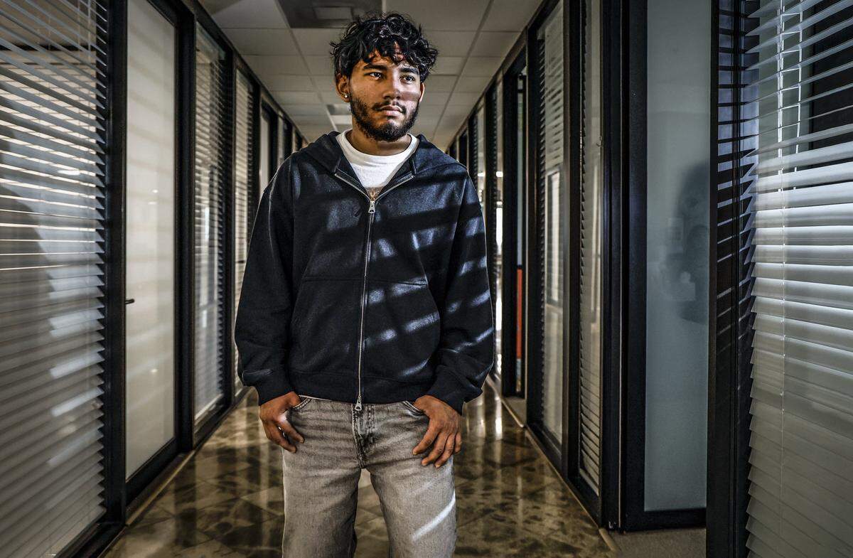 Gabriel Hernandez Alvarez, 19, came to the U.S. as an unaccompanied minor from Honduras when he was 15.
