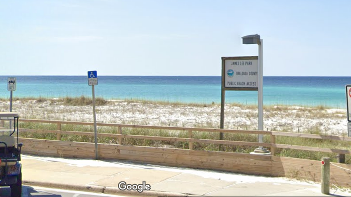 The drowning happened Saturday, Aug. 31, as a father and son were swimming off James Lee Park in Destin, Florida, officials say.