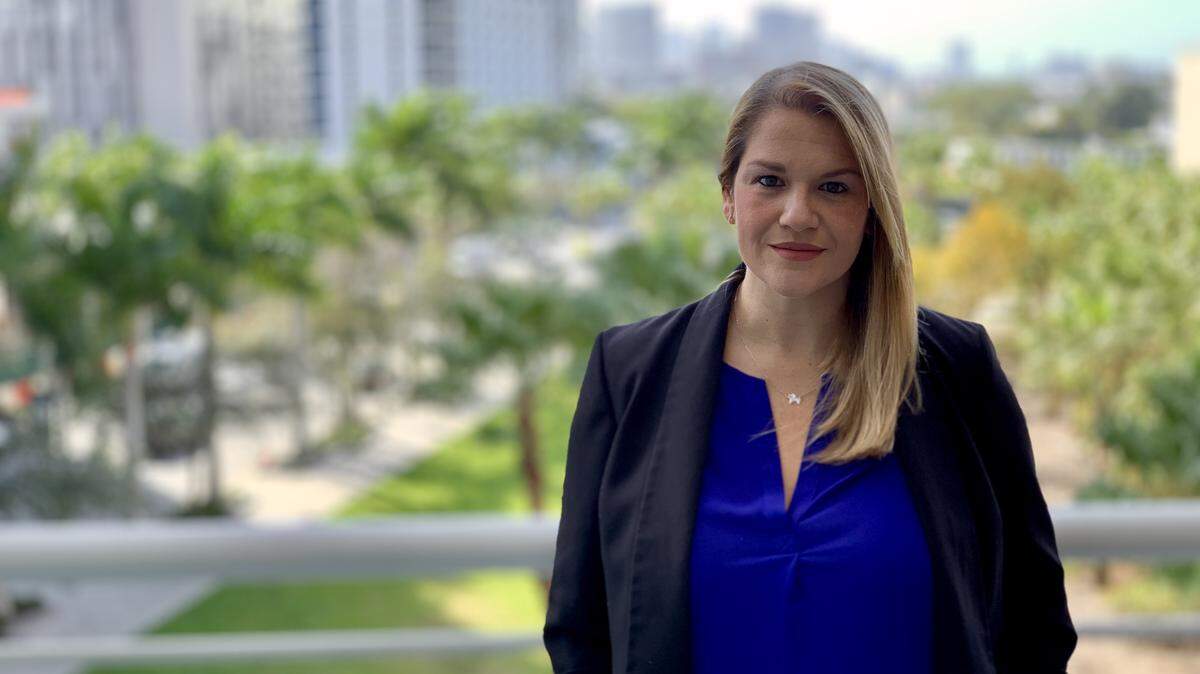New CEO Melissa Doval poses at Kairos’ new office in Midtown in winter 2019.